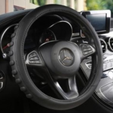 High quality leather car steering wheel cover
